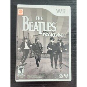 Nintendo Wii The Beatles Rock Band Complete Game w/Manual